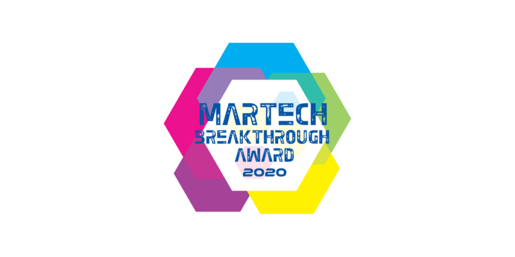 Duas vezes VENCEDORA de “Melhor Empresa de Marketing de Influência” no Martech Breakthrough Awards